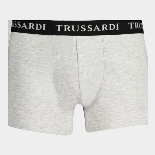 Trussardi Jeans- Ανδρικά Μποξεράκια 2Pack TRU2UTR02-16GREY Γκρι - 2XL 3