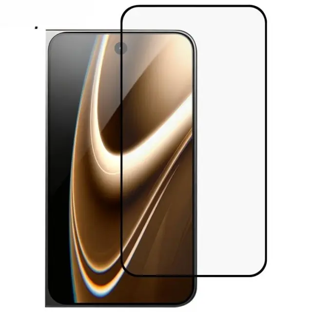 Full Cover Tempered Glass για iPhone Duo-Black OEM