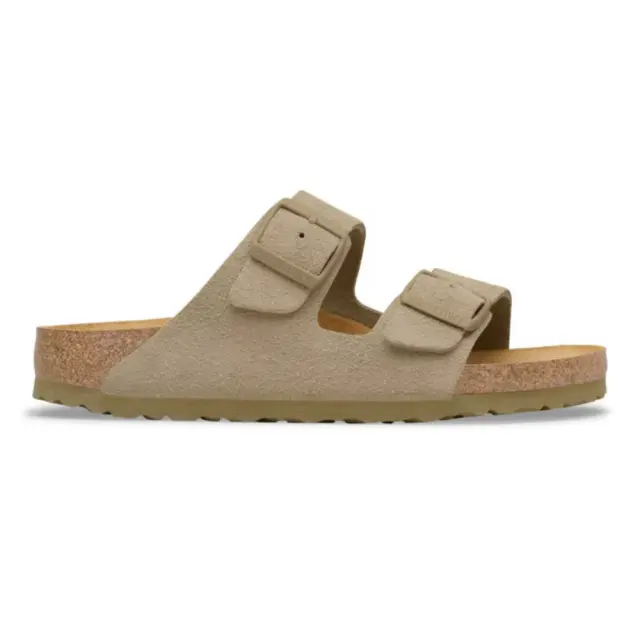 Birkenstock Πέδιλα Unisex δέρμα suede Μπεζ BIR/ARIZONA 1032061 F/KHAKI - 43