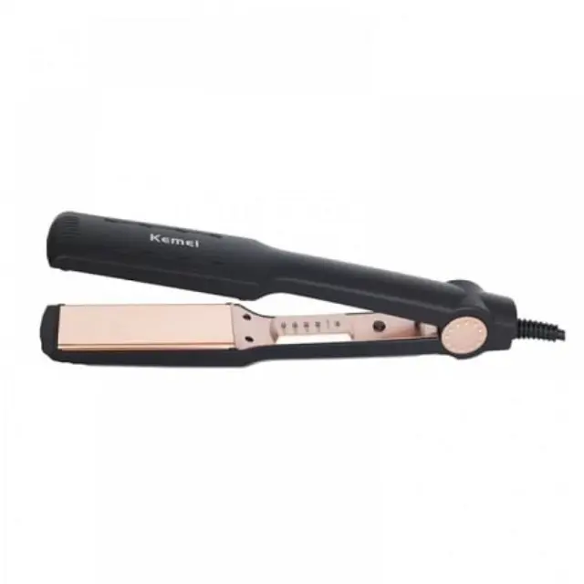 Kemei KM-470 Ισιωτική μαλλιών με φαρδιές πλάκες - Hair straightener 560078