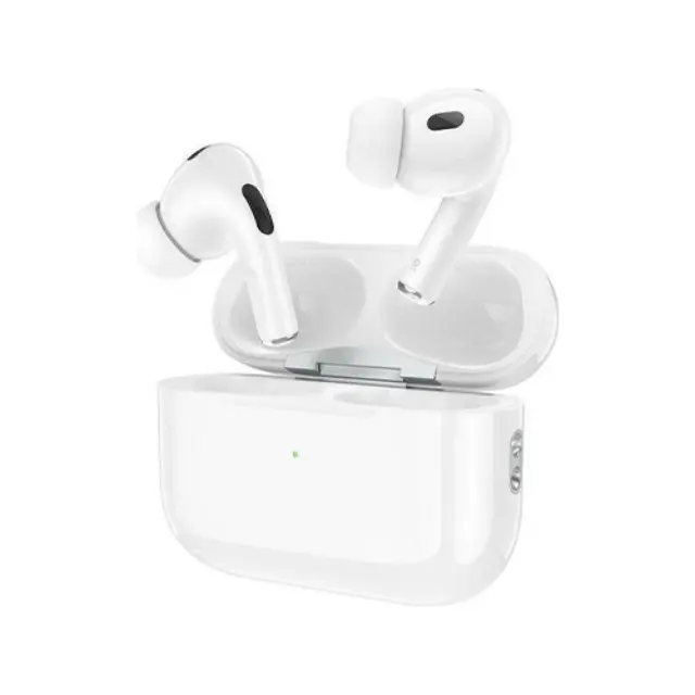 Hoco EW51 In-ear Bluetooth Handsfree Ακουστικά με Θήκη Φόρτισης Λευκά