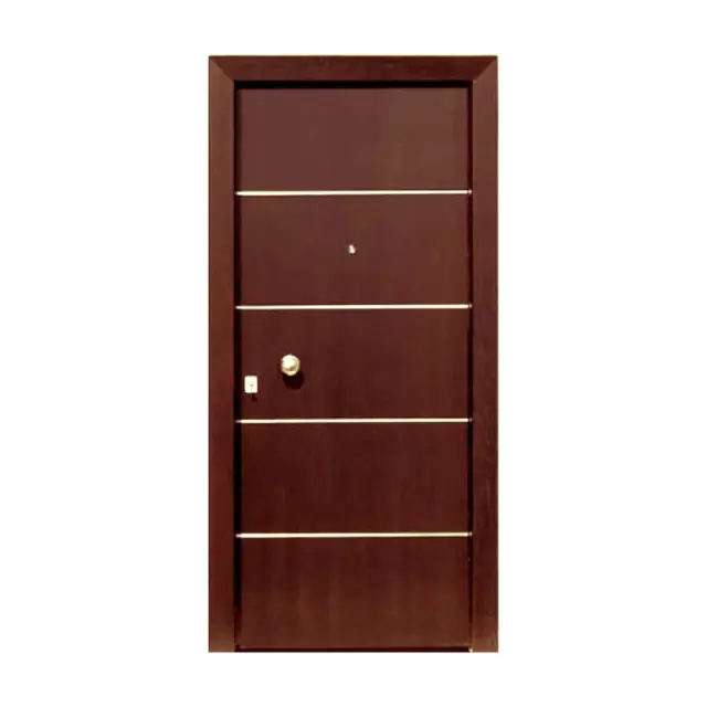 Θωρακισμένη πόρτα με επένδυση Laminate ΚΠ 113 Κατασκευαστική