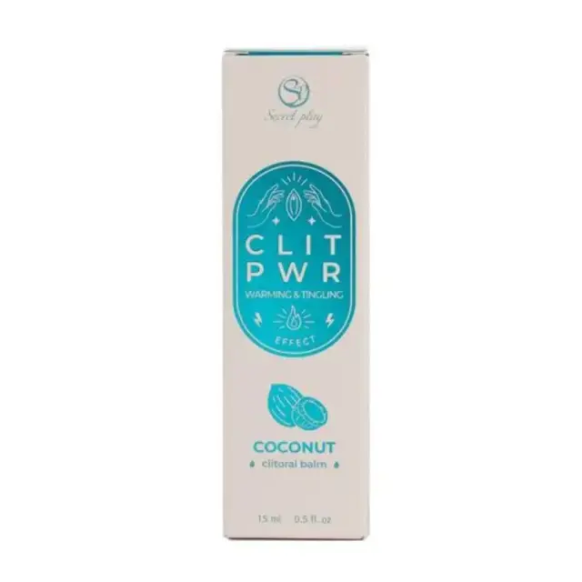 Secretplay CLIT PWR Kαρύδα 15ml – Διεγερτικό Balm 2