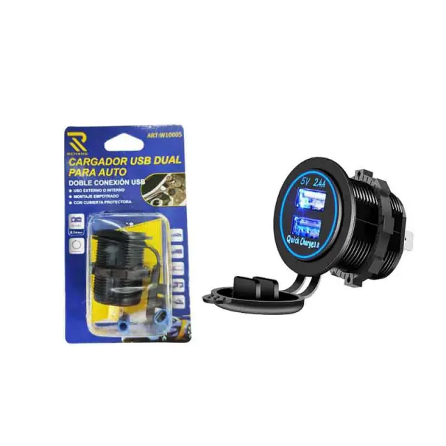 Rchang Διπλή υποδοχή USB για το Αυτοκίνητο W10005 - Cargador USB Dual 0111670