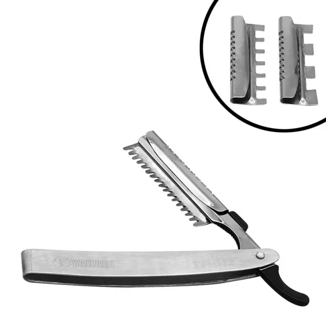 Yahari Professional Metal Razor with 3 Combs