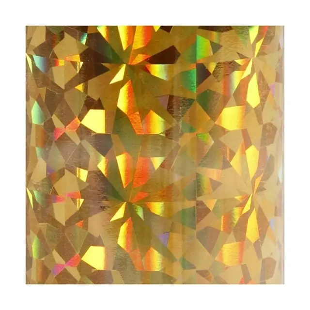 Μεταλλικό φύλλο σε ρολό Sparkling Gold, 15,5x50cm 2