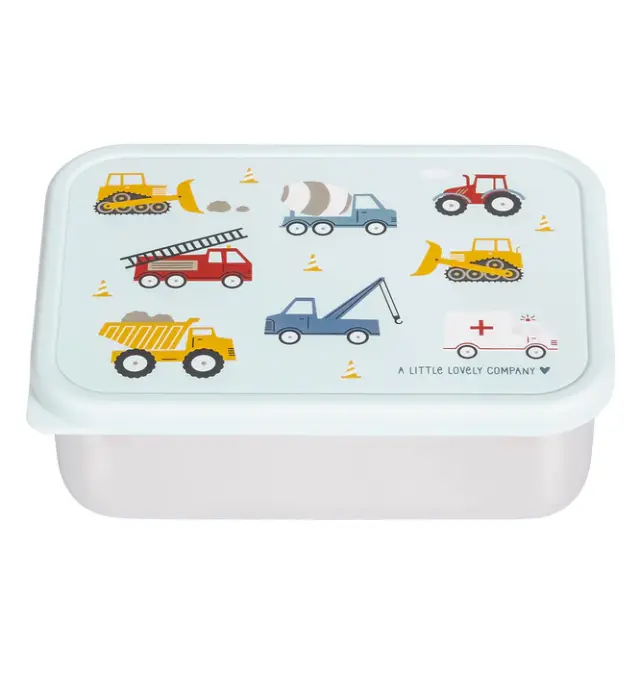 A Little Lovely Company Ανοξείδωτο Δοχείο Φαγητού Lunch Box 900ml - Vehicles LBSSVE55