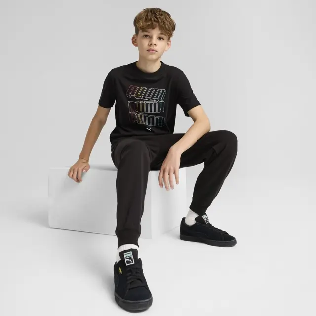 Puma Logo Lab T-Shirt ΠΑΙΔΙΚΗ ΜΠΛΟΥΖΑ (685788-01) - Μαύρο 2