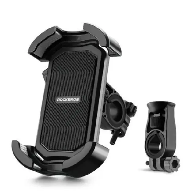 Βάση Στήριξης Ποδηλάτου για Τιμόνι Rockbros για Smartphones 4.7"-6.8" Μαύρο N64934