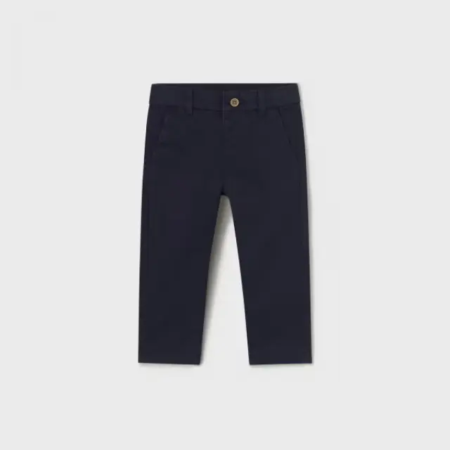 Baby 6 μηνών έως 4 ετών Παντελόνι λοξότσεπο slim fit Better Cotton ναυτικό μπλε - 9M