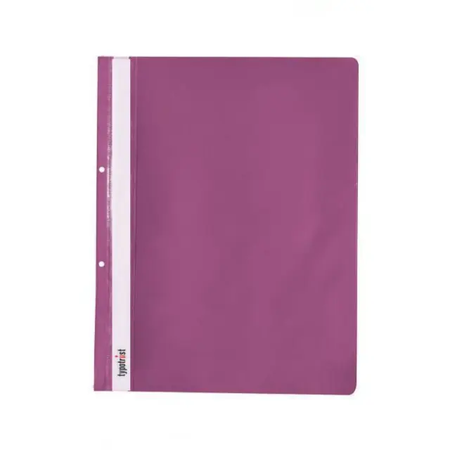 Τypotrust Ντοσιέ PP με Έλασμα & Τρύπες Μωβ (FP16100-08)