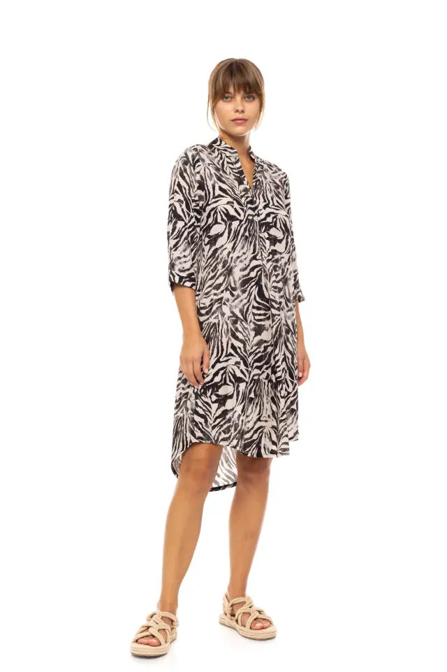 Beachwear Black Leopard B610 Type Pink Label 2