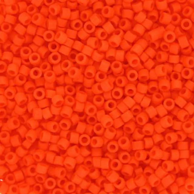 Χάντρα Miyuki Delica 11/0 - DB0752 - Matte Opaque Orange ~7gr