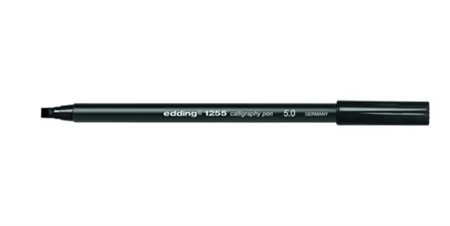 Μαρκαδόρος Καλλιγραφίας Edding 1255 Μαύρος 5.00mm (Edding)