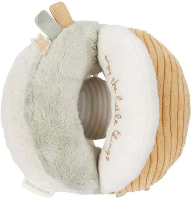 Little Dutch Υφασμάτινη μπάλα με χειρολαβές Newborn Naturals GRS / LD8425 (Little Dutch)