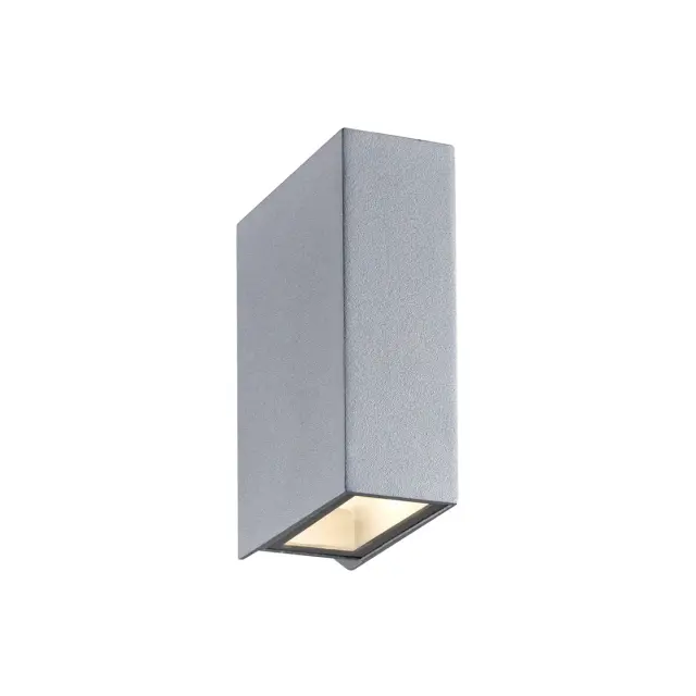 Nek Φωτιστικό Led τοίχου Up/down 8W 3000K IP54 4.3x12.5x9cm γκρι Γκρί 2