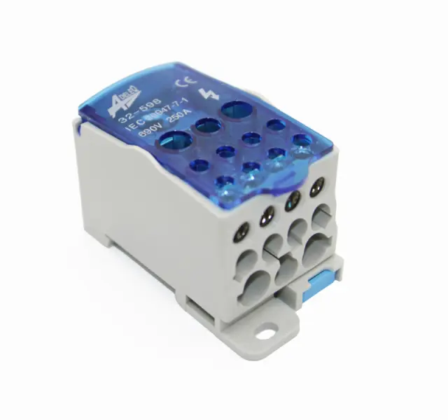 ΔΙΑΚΛΑΔΩΤΗΡΕΣ ΡΑΓΑΣ 250Α 500V 1 μπάρα x 11πόλοι 8modul