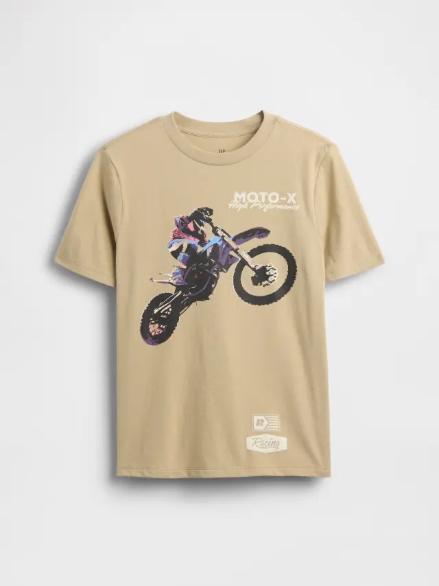 Παιδική Μπλούζα με Σχέδια Iconic khaki