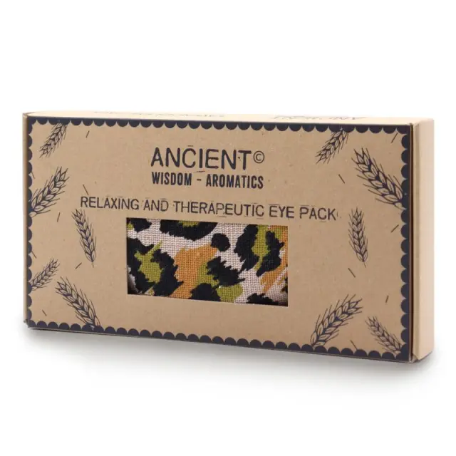 Μαξιλάρι Ματιών Λεβάντας – Lavender Natural Cotton Eye Pillow Night Leopard