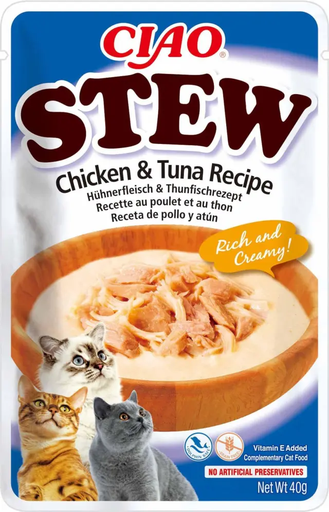 CHURU - Chicken Stew With Chicken AND Tuna 40G - 7985270 - Pet Supplies