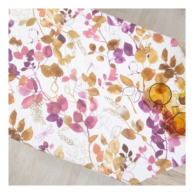 Runner Dimeco 40x160 Grace Purple 2