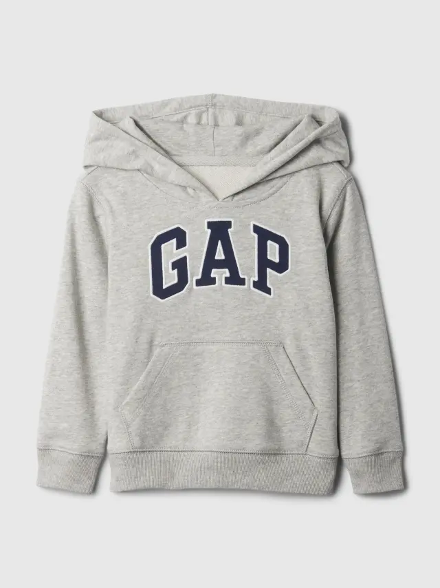 Γκρι babyGap Logo Φούτερ light heather gray - 18-24M