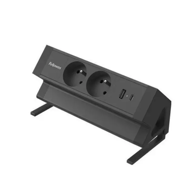 Fellowes Power Strip Power Desk 2 Black (100137184)
