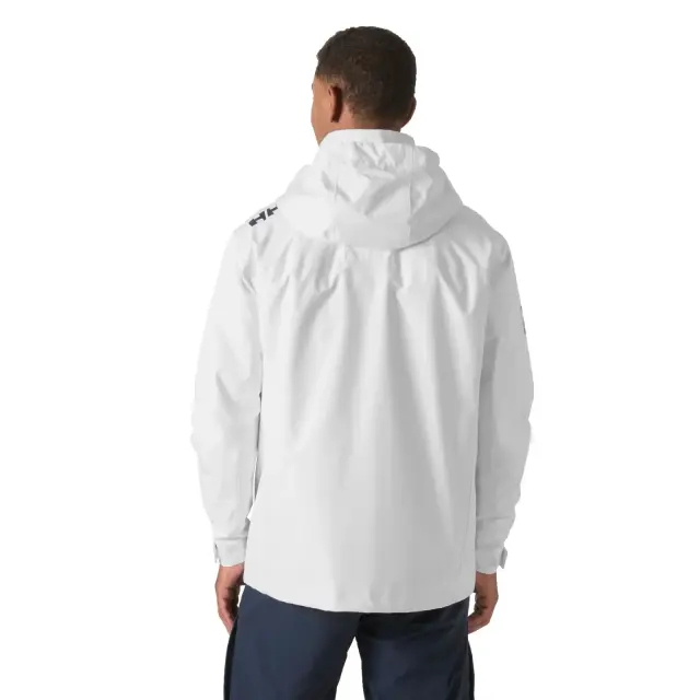 Helly Hansen Men's Crew Hooded Midlayer Sailing Jacket 2.0 Ανδρικό Αδιάβροχο Μπουφάν Με Επένδυση White - X Large 3