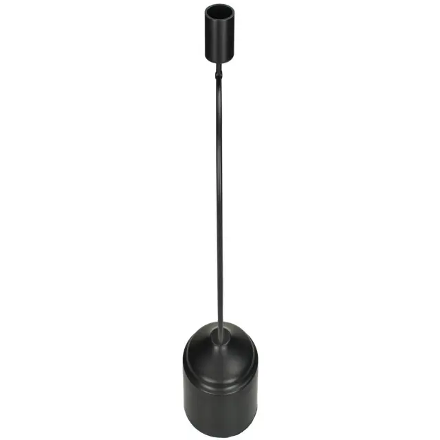 Κηροπήγιο Μαύρο Μέταλλο 13x8.5x36cm 2