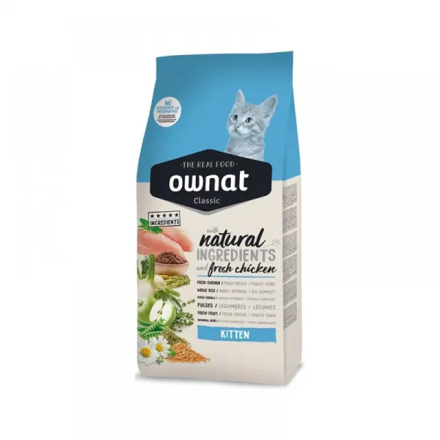 Ownat Classic Kitten Ξηρά Τροφή για Γατάκια με Κοτόπουλο 4kg