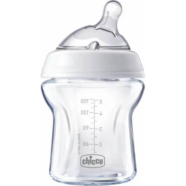 Chicco Πλαστικό Μπιμπερό Natural Feeling Κατά των Κολικών με Θηλή Σιλικόνης 150ml για 0+ μηνών A50-80611-00