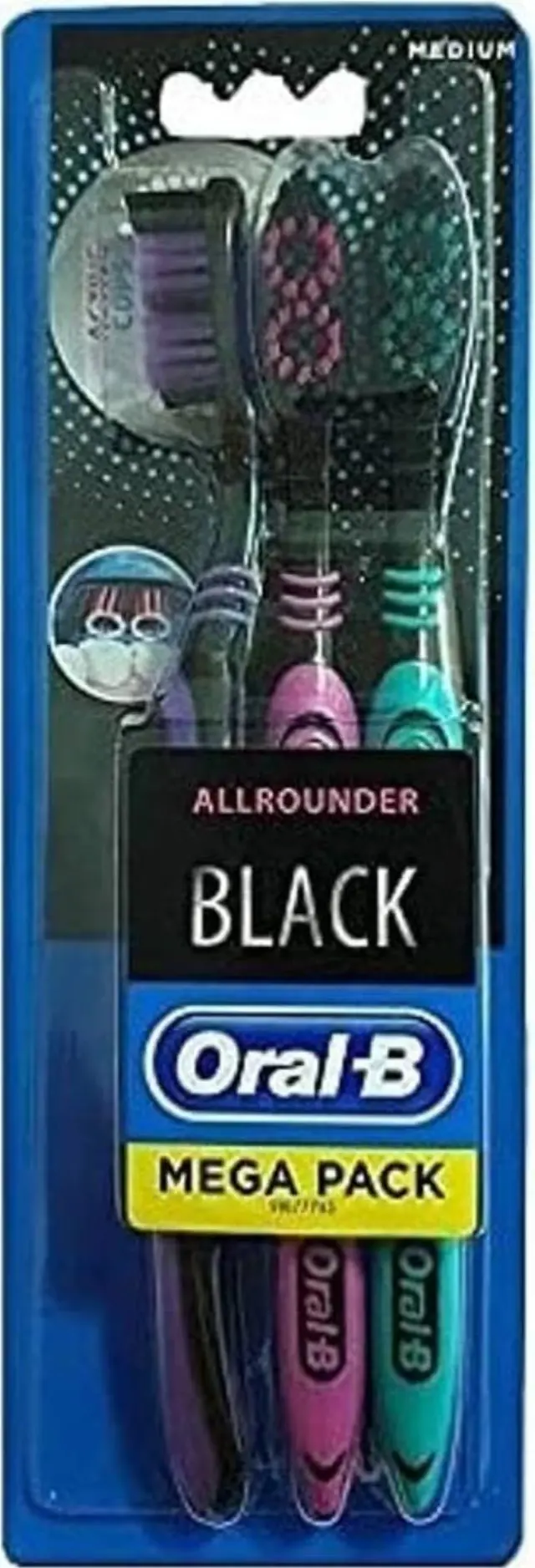 Oral-B Οδοντόβουρτσες White Mega Pack Medium 3τεμ