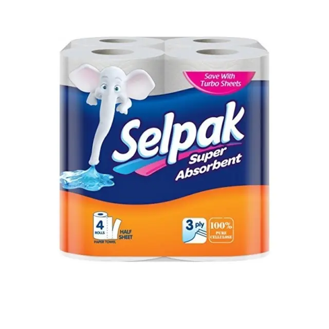 Selpak Χαρτί Κουζίνας 4Τεμ 3Φυλλο