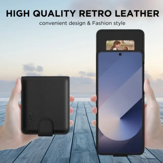 Tech-protect Wallet Galaxy Z Flip 7 Black 2