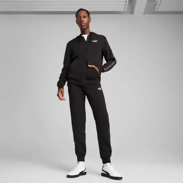 Puma Essentials Tape Sweatpants Fleece (684679-01) - Μαύρο - S 2