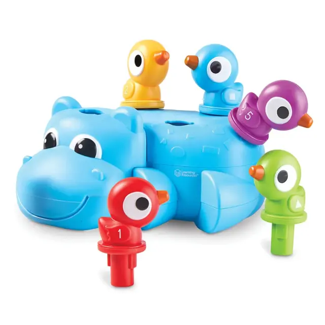 Learning Resources Εκπαιδευτικό Παιχνίδι Huey The Fine Motor Hippo για 1,5+ ετών LER 9108