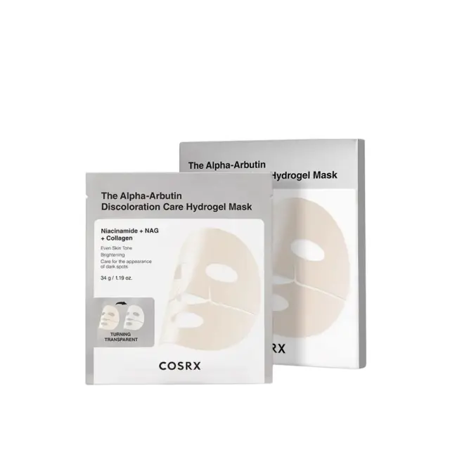 COSRX The Alpha-Arbutin Discoloration Care Hydrogel Mask- Μάσκα υδρογέλης με Άλφα-Αρβουτίνη