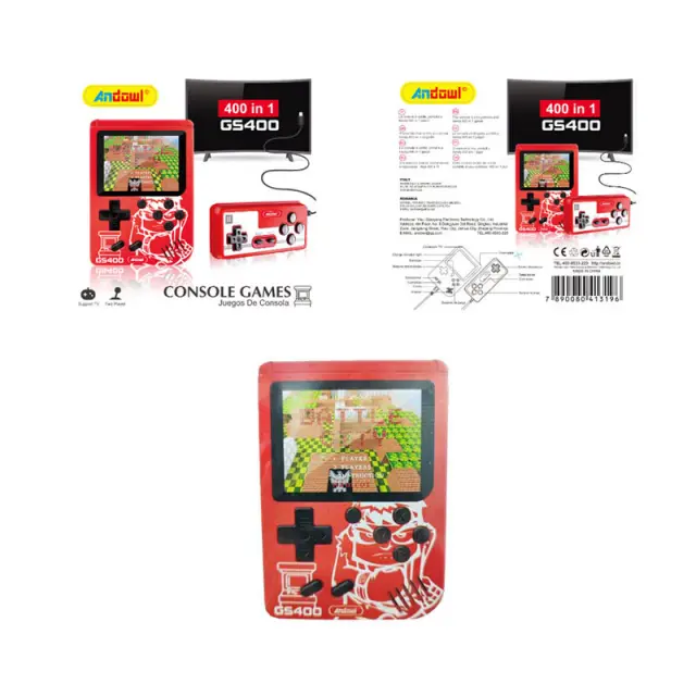 Andowl Κονσόλα παιχνιδιών 400 σε 1 GS400 - Console Games 400 in 1 075937