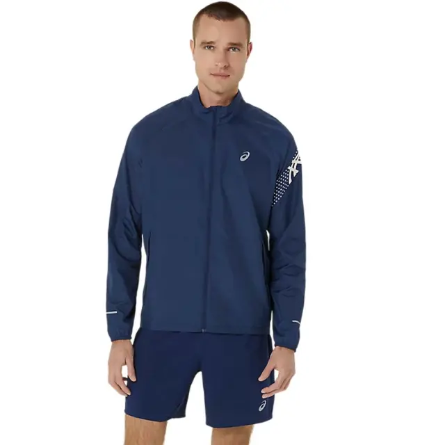 Asics Men's Icon Jacket Μπλε Σκούρο 2011C733-401 (Asics)