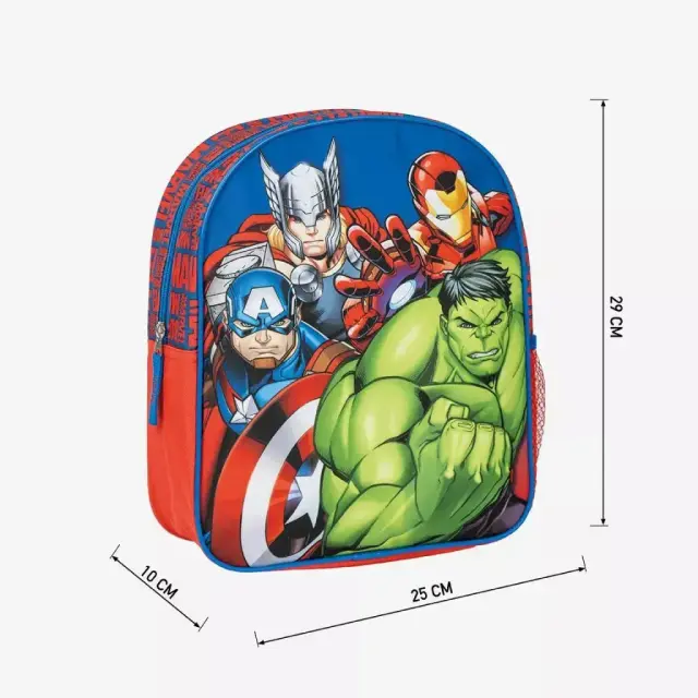 Avengers Παιδική Τσάντα Πλάτης 29 x 25 x 10 cm Μπλε 3