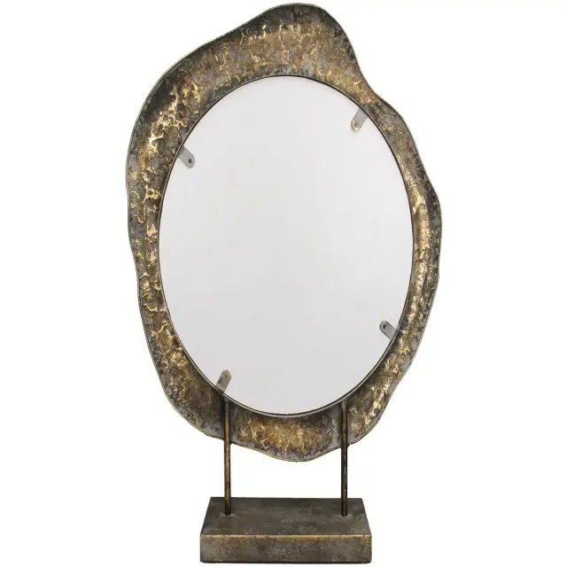 Καθρέπτης Χρυσό Μέταλλο 47x13x60.5cm 3