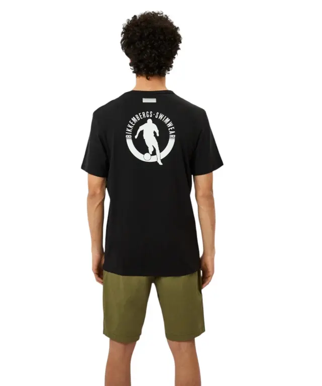 Bikkembergs - Ανδρικό T-shirt Κοντομάνικο BKK2MTS01-BLACK Μαύρο 3