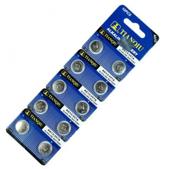 Αλκαλικές μπαταρίες - AG13/LR44 - 1.5V - 10pcs - 681132