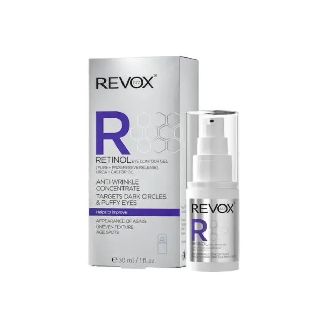 Revox B77 Retinol Eye Contour Gel Anti-Wrinkle Concentrate Serum Αντιρυτιδικό Τζελ Ματιών 30ml