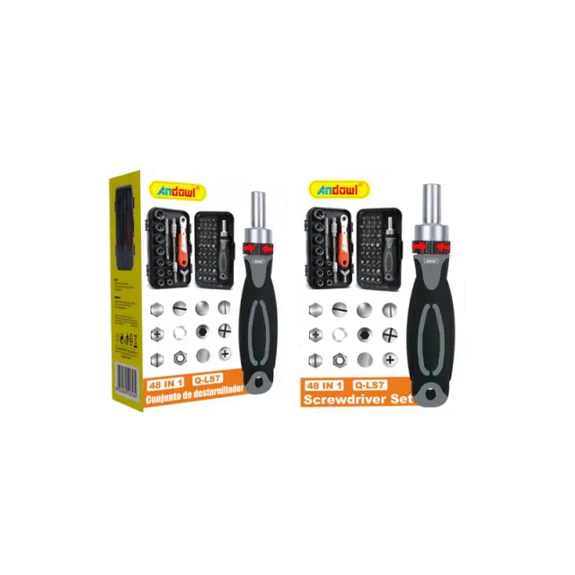 Andowl Σετ Κτσαβίδι Καρυδάκι 48 σε 1 Q-LS7 - Screwdriver Set 075816