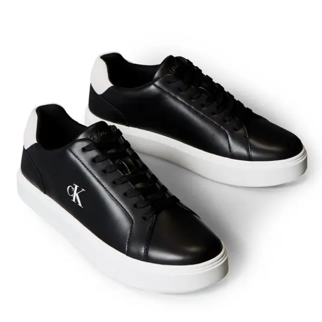 Calvin Klein - Ανδρικά Sneakers Ck Classic Cupsole Laceup Lth YM0YM01435-0GM Μαύρο - 43 3