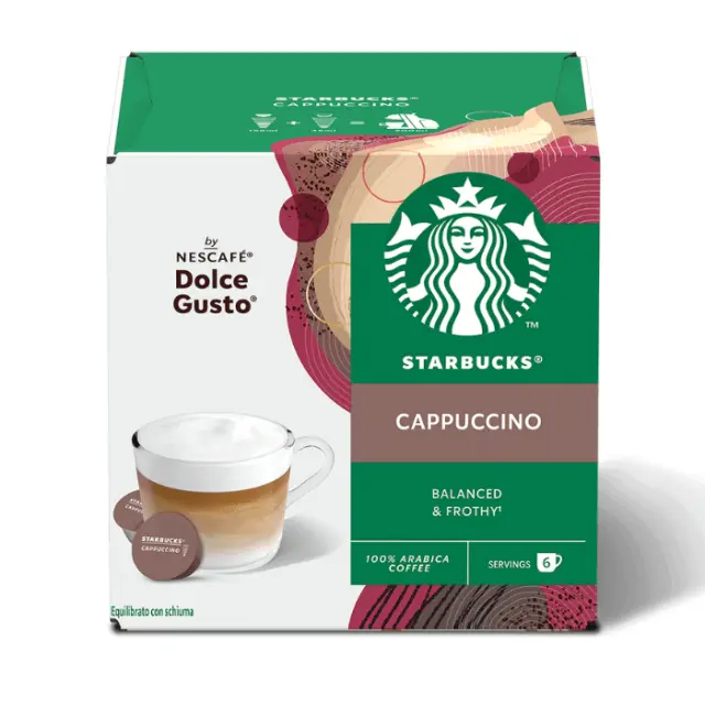 Starbucks Cappuccino 12 τμχ | Dolce Gusto