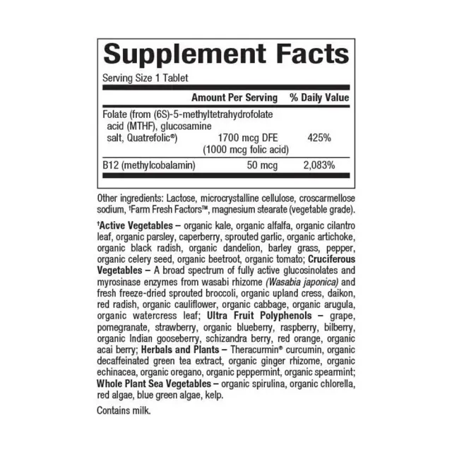 Natural Factors BioCoenzymated™ Methylfolate 2