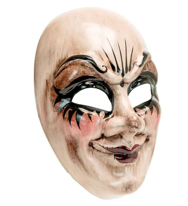 Αποκριάτικο Αξεσουάρ Μάσκα Dell Arte Creepy Man (Widmann) (W-08476) 2