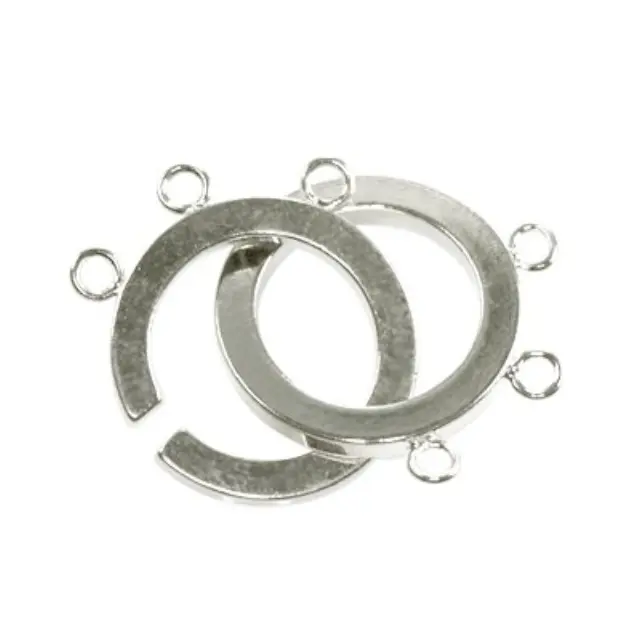 Σύνδεσμος Για Κολιέ & Μπρασελέ 18mm - 2τεμ